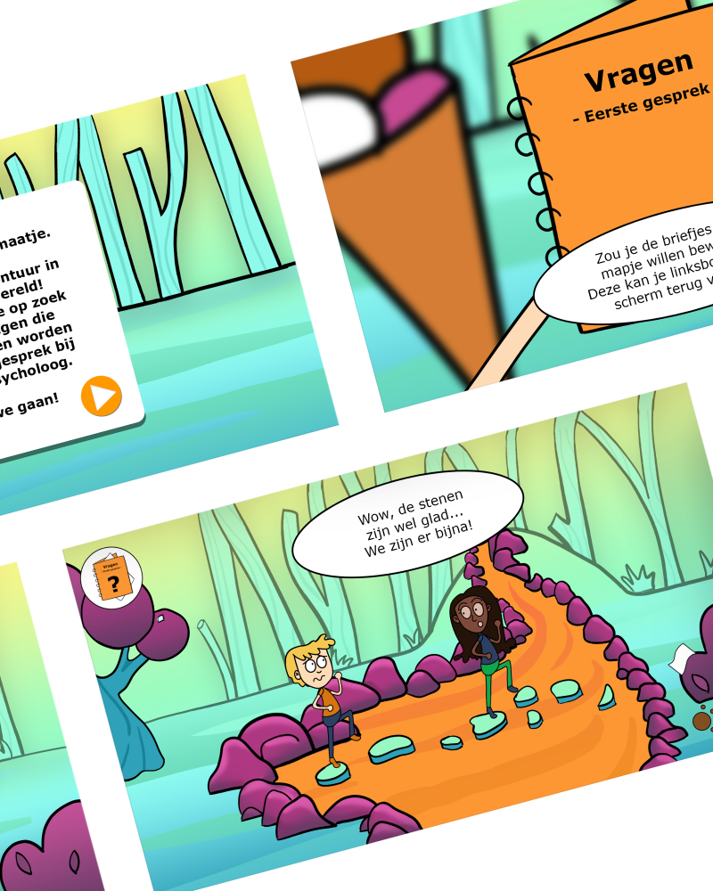 meerdere paginas naast elkaar